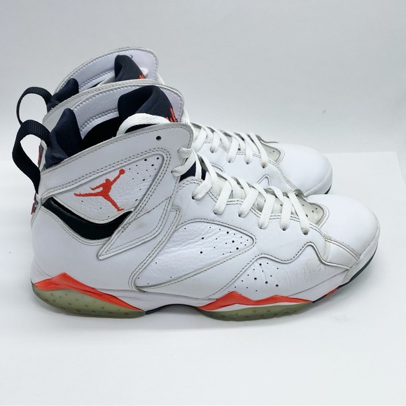 Nike Air Jordan 7 Retro White Infrared Mens 13 CU9307-160 - Picture 1 of 8